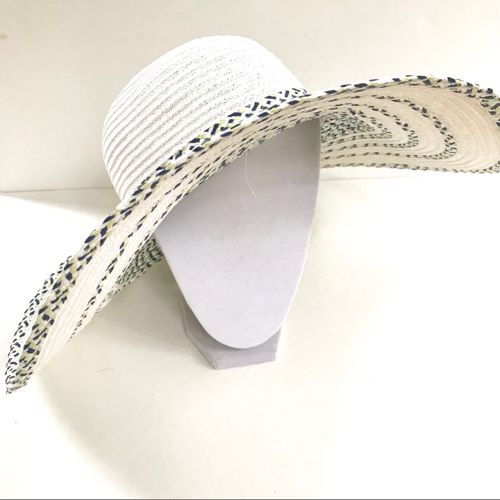 NWT Packable Large Brim Floppy Straw-like Hat - Picture 5 of 8